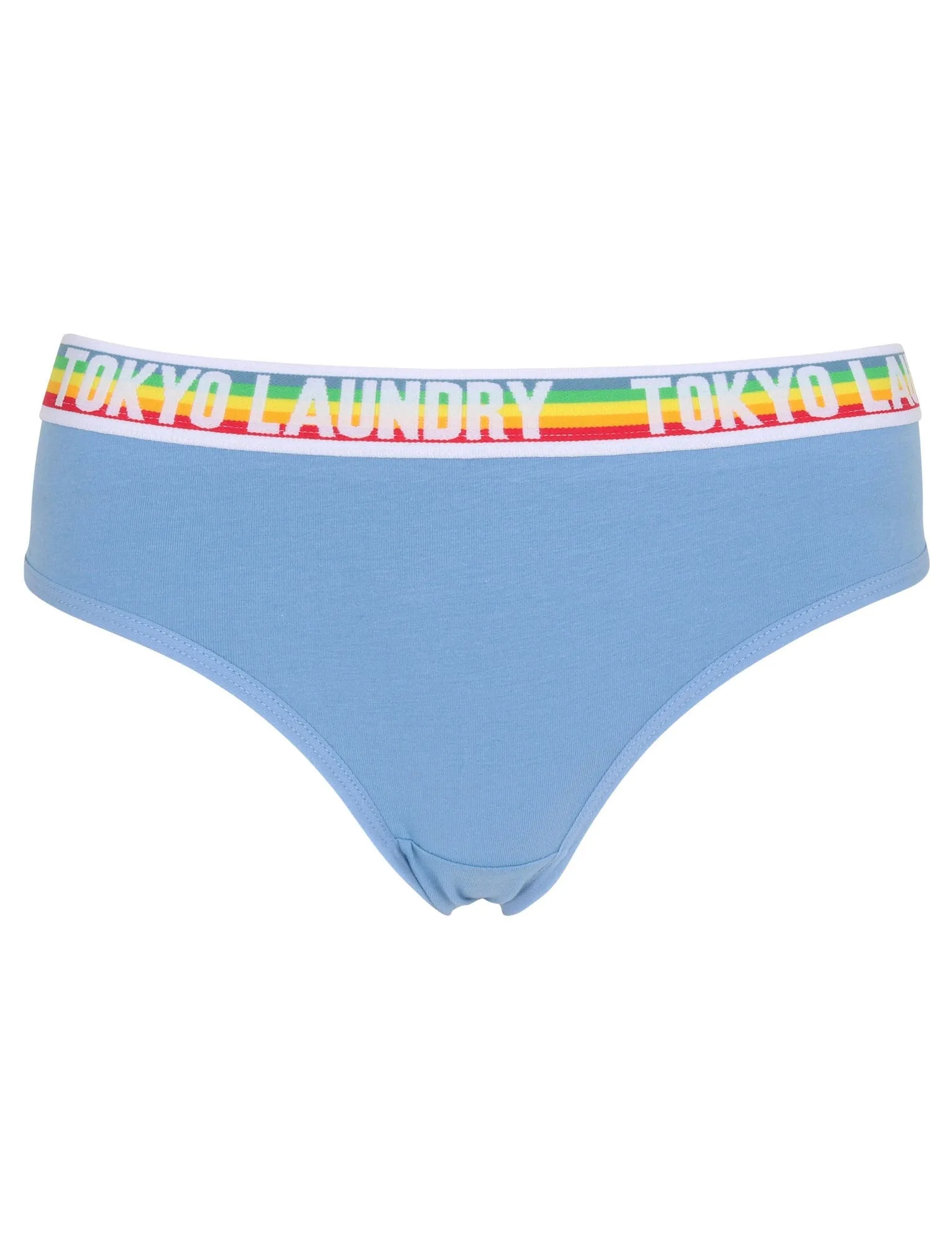 Eyelyn (3 Pack) Assorted Briefs In Silver Lake Blue / Tomato / Grey Marl - Tokyo Laundry