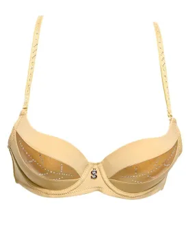 Fancy Bridal SH789 Diamond Skin Bra- Single Padded,Under Wired Bra - By Sister Hood