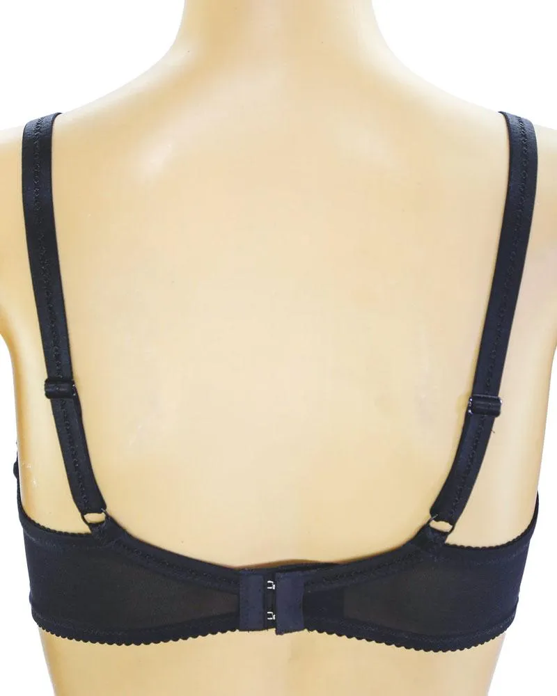 Fancy Embroidered Bra, Non Padded - Underwired Bra - Taiwan Bra - 2022