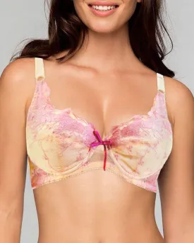 Fancy Embroidered Bra, Non Padded - Underwired Bra - Taiwan Bra - 6017