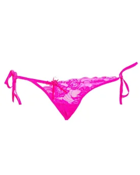 Fancy Rope Net Panty 8011 - Pink Bikini Type Underwear