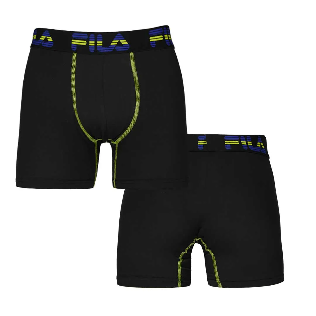 FILA - Men's 4 Pack Boxer Brief (FM412BXPB9 400)