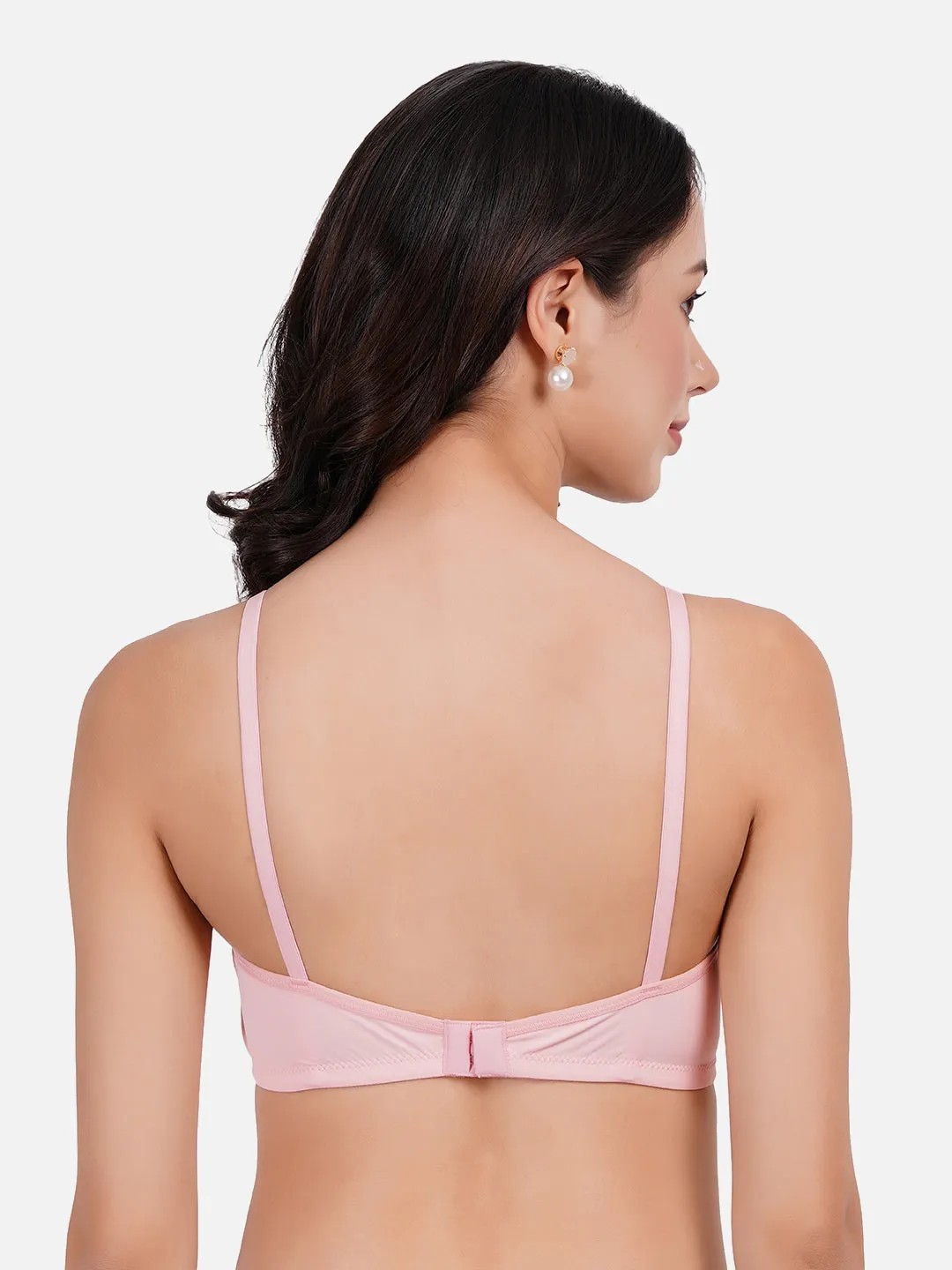 FIMS Fashion Women Lycra Solid Padded Bra Pack of 1 Beige
