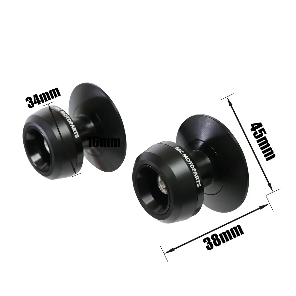 Fits Triumph Daytona 675 Scarmbler 1200 TWALL 8mm Swingarm Spools