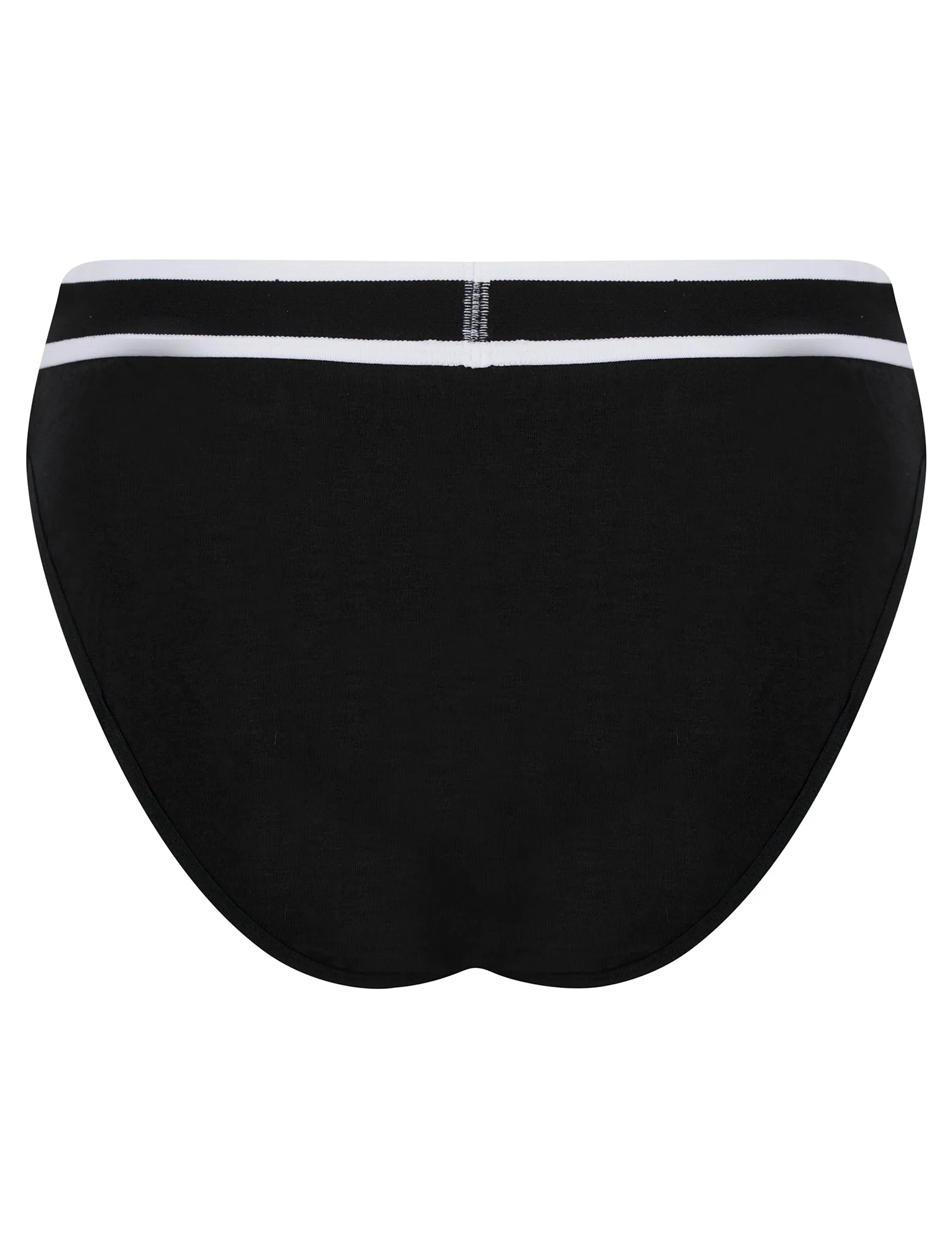 Fran (5 Pack) Cotton Assorted Briefs in Jet Stream / Jet Black / Smoke Gray - Tokyo Laundry