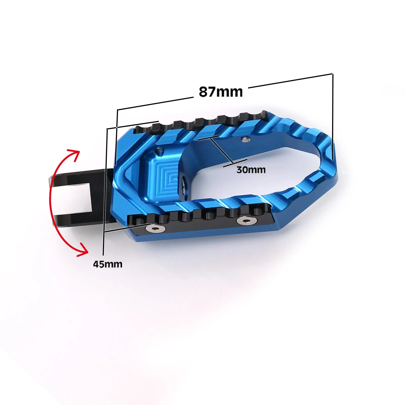 {Front}  Fits Triumph Scrambler Speed Triple 955i TRC Touring Foot Pegs