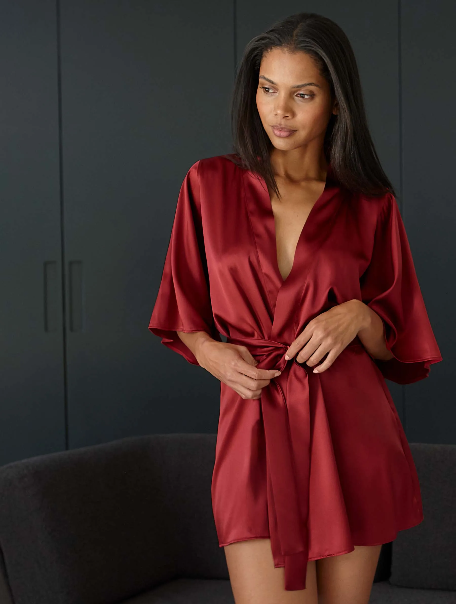 Gisele Silk Robe