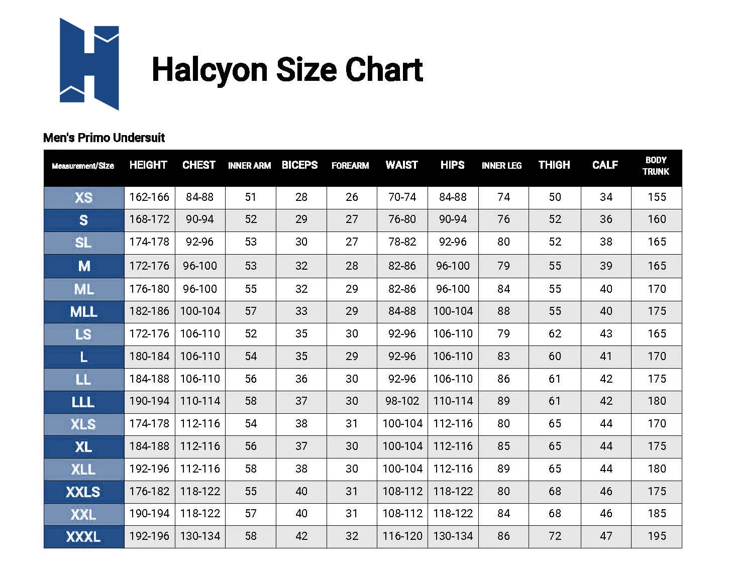 Halcyon Men's Primo Undersuit