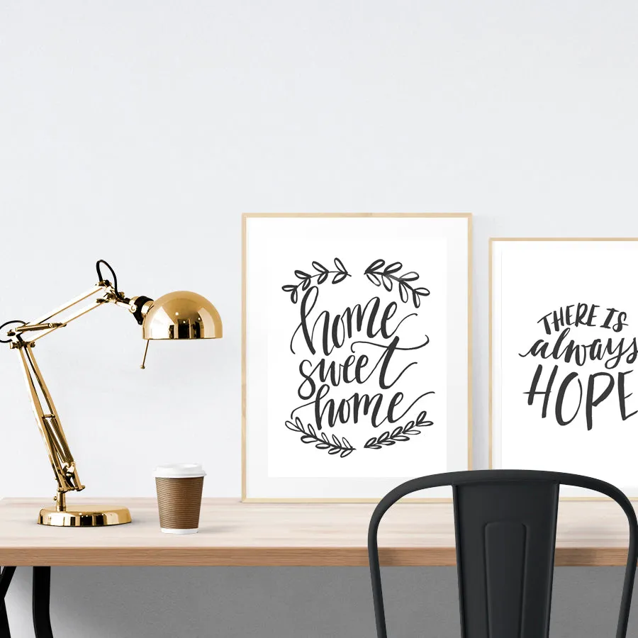Home Sweet Home {Poster}
