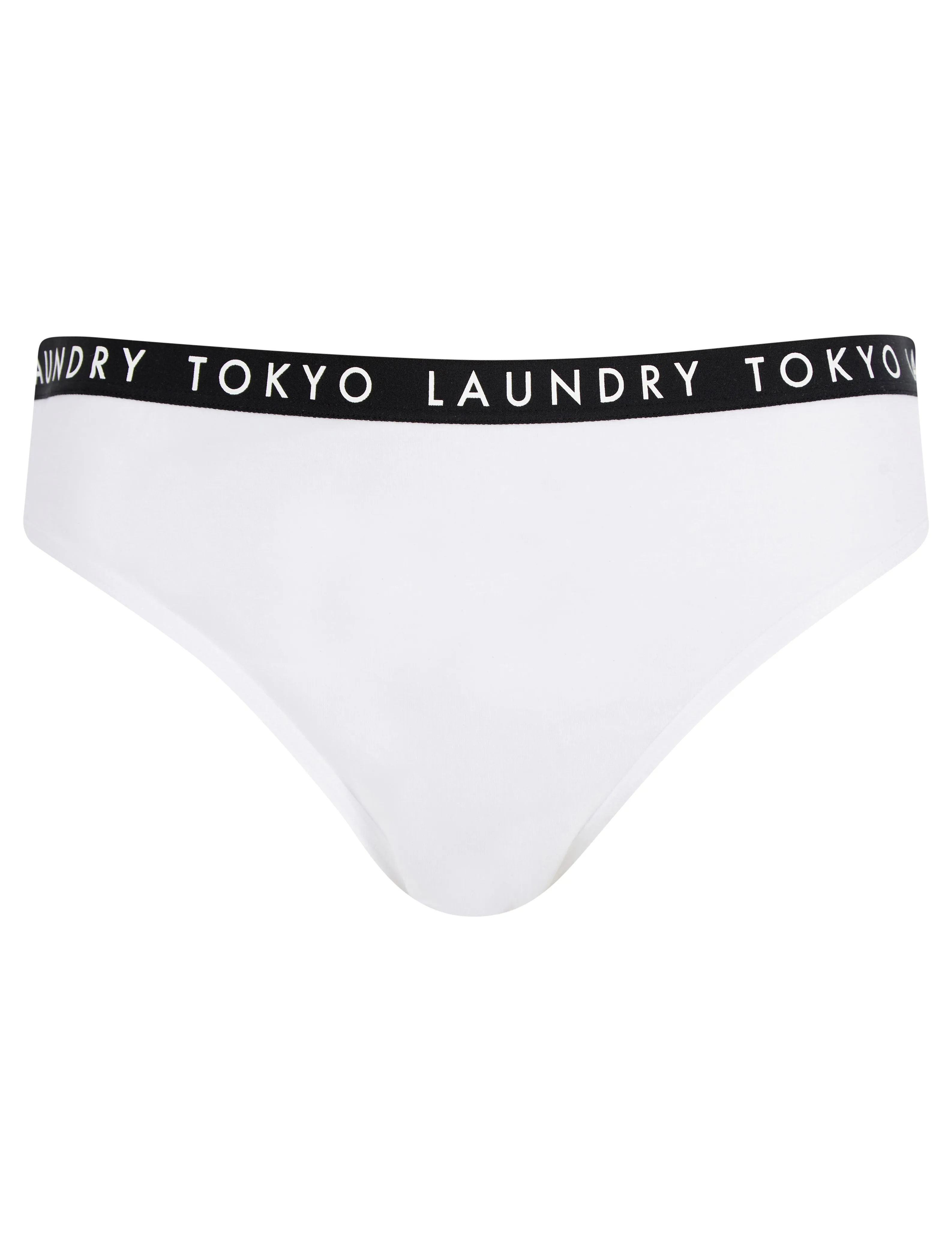 Hope (5 Pack) Cotton Assorted Briefs in Light Grey Marl / Bright White / Cayenne / Jet Black - Tokyo Laundry