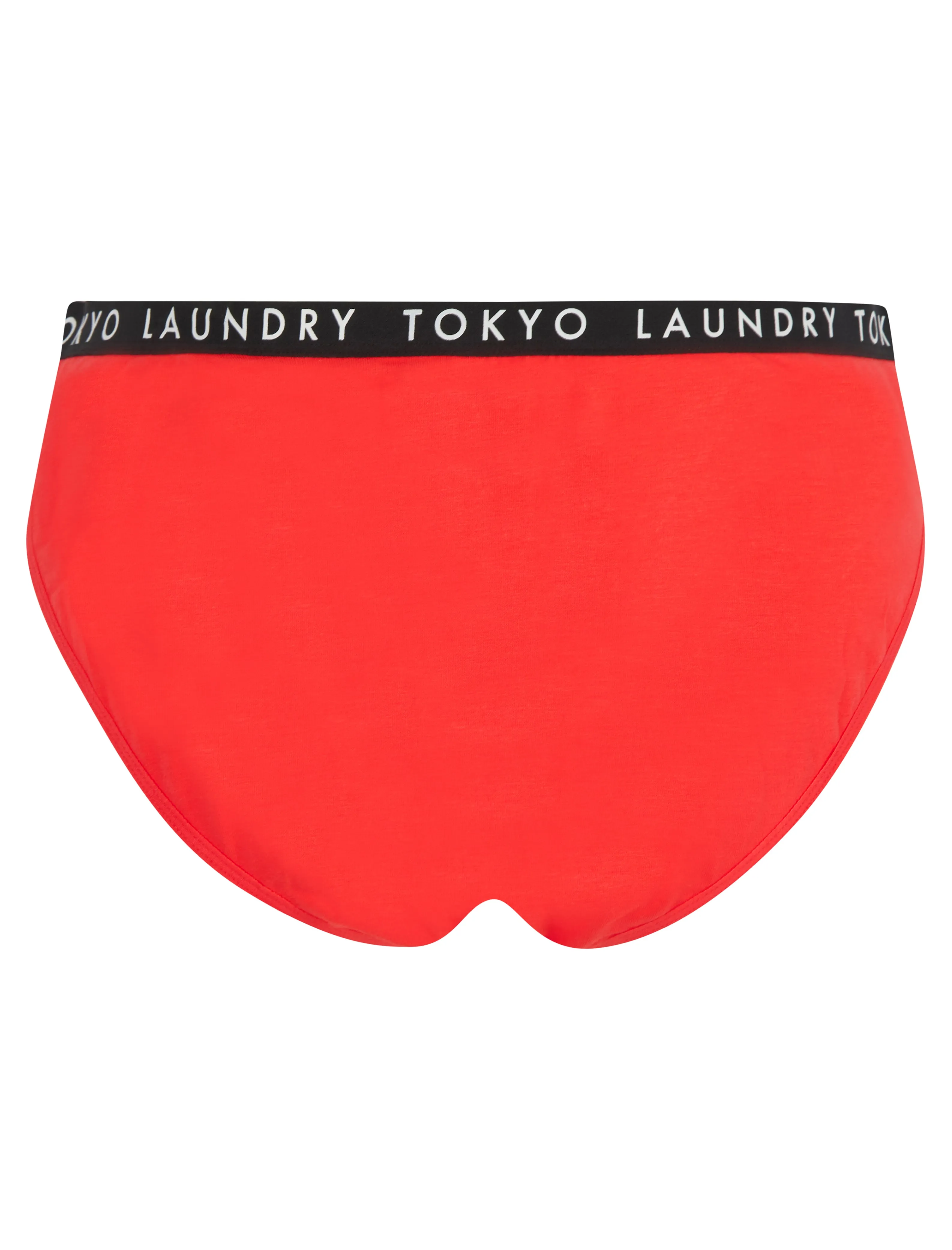Hope (5 Pack) Cotton Assorted Briefs in Light Grey Marl / Bright White / Cayenne / Jet Black - Tokyo Laundry