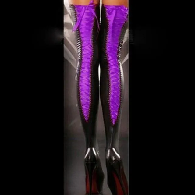 HOT Lingerie Underwear Sexy Night Club Latex Leather Bondage