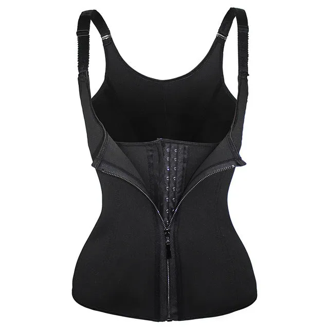 Hot Shapers Neoprene Sauna Sweat Vest Waist Trainer Cincher Women Body Shaper