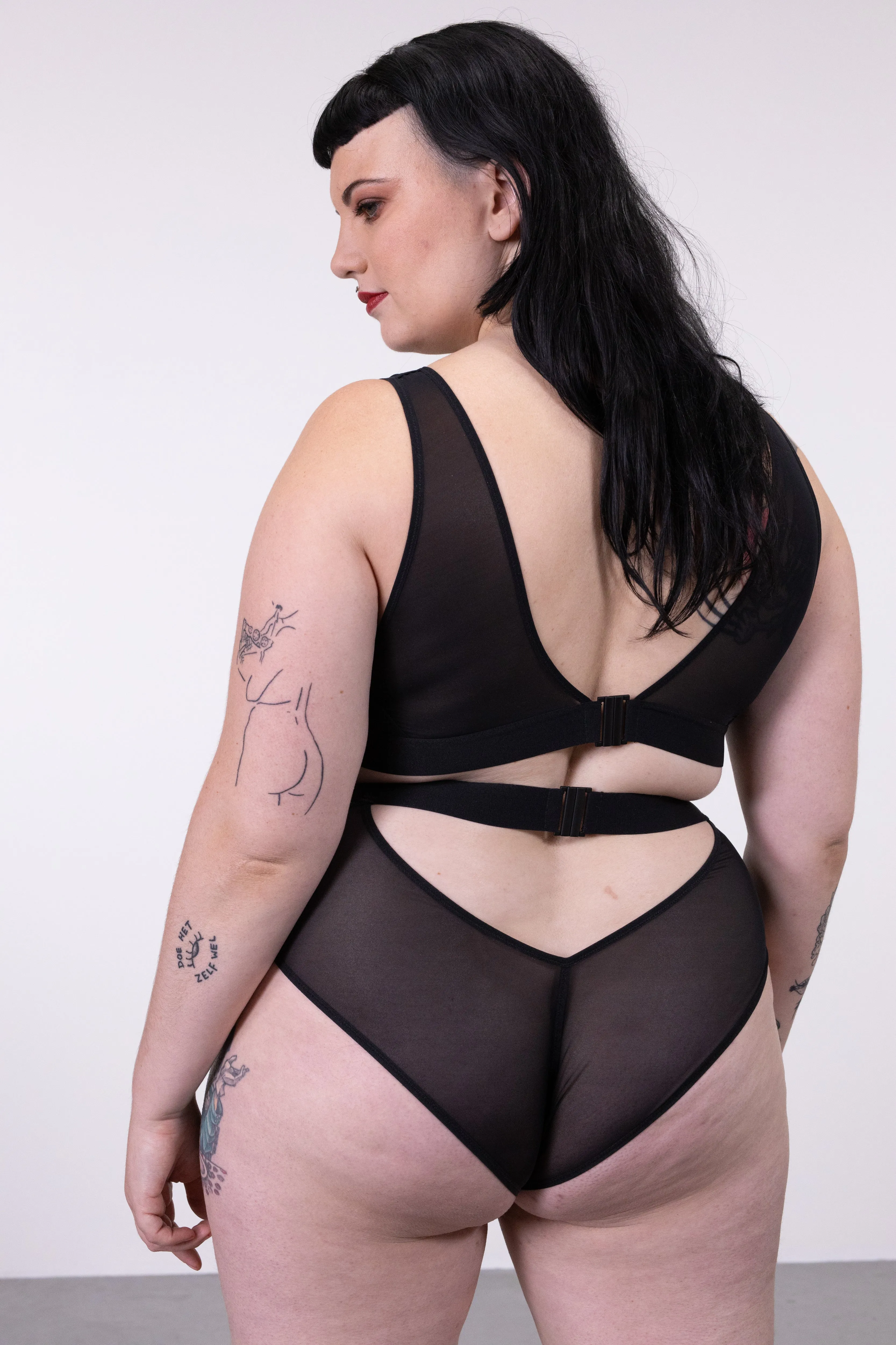 I WANT SALE - tulle -  black