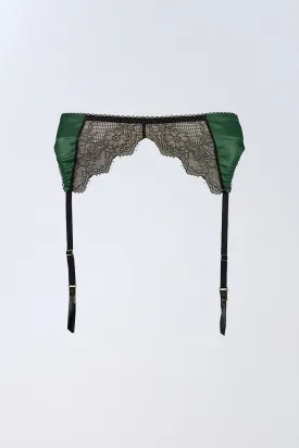 Isabella Suspender Green