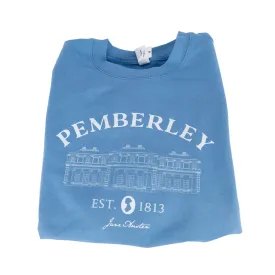 Jane Austen Pemberley Sweater in Soft Blue