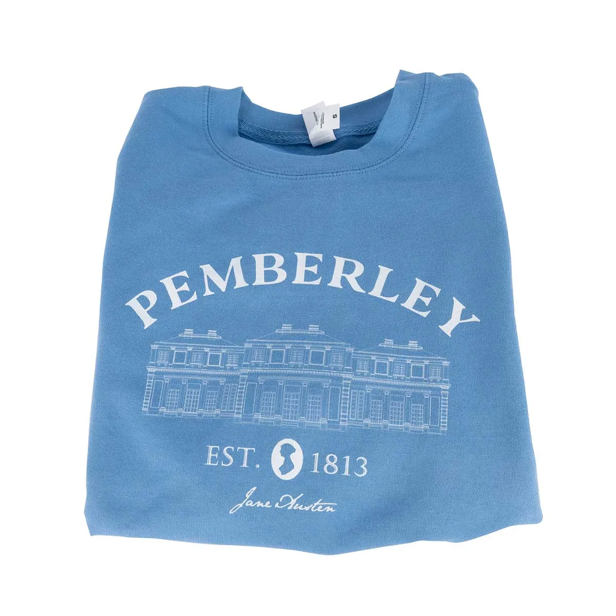 Jane Austen Pemberley Sweater in Soft Blue