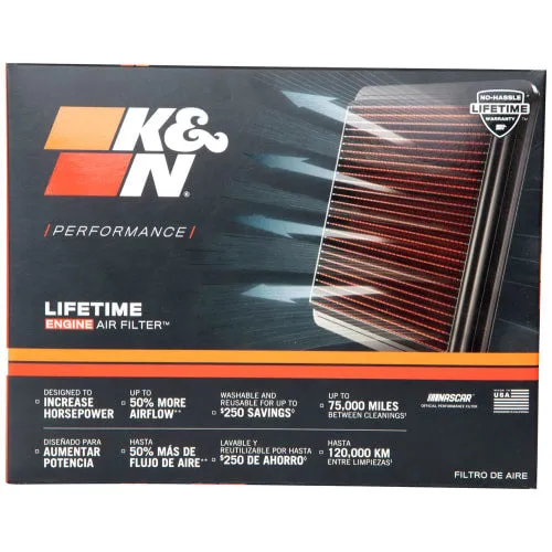 K&N Air Filter for TRIUMPH BONNEVILLE T100 2017 ONWARDS / T120 / STREET WIN 2016 ONWARDS / SCRAMBLER (TB-9016)