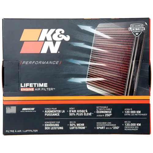 K&N Air Filter for TRIUMPH BONNEVILLE T100 2017 ONWARDS / T120 / STREET WIN 2016 ONWARDS / SCRAMBLER (TB-9016)