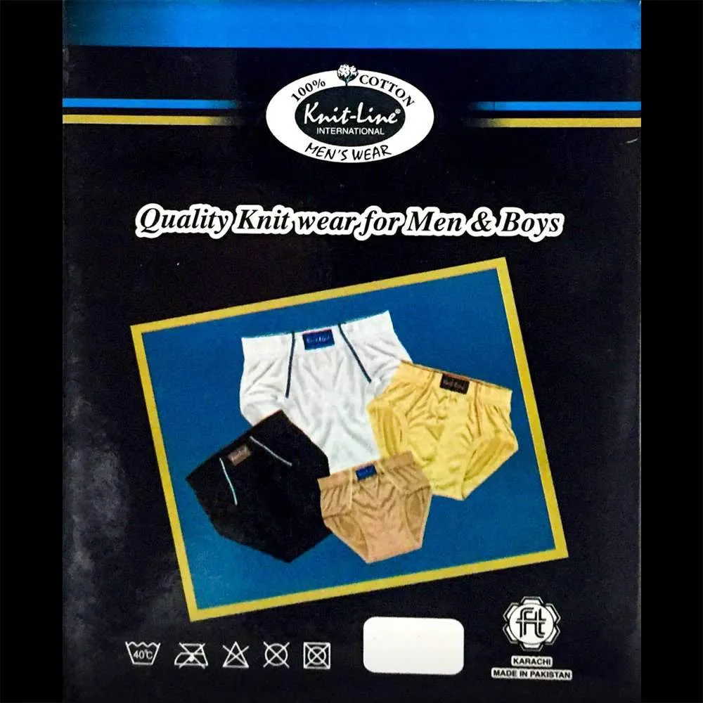 Knit Line Black Underwear