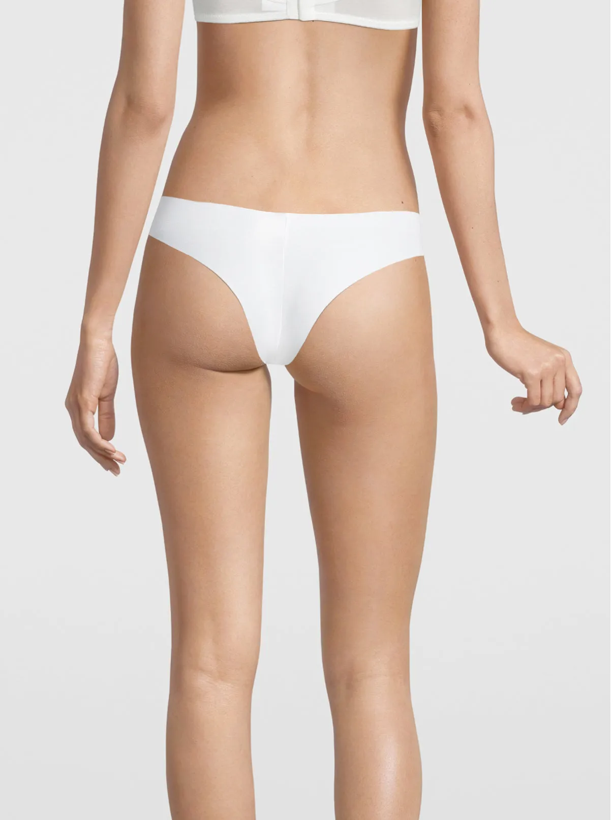 Laser cut elasticated cotton French knickers 500