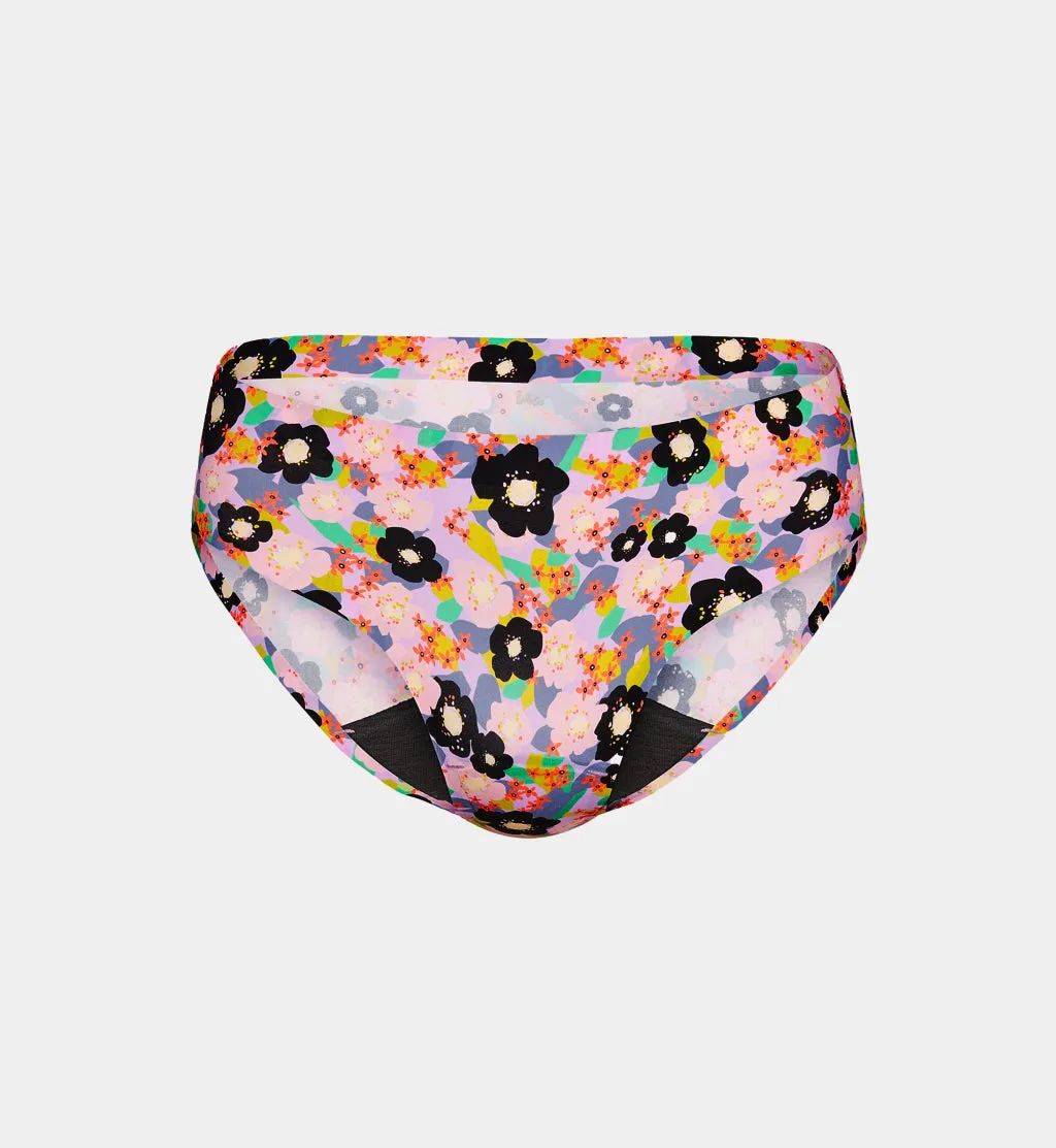 Light Leakproof No-Show Underwear Bikini (4-Pack Item)