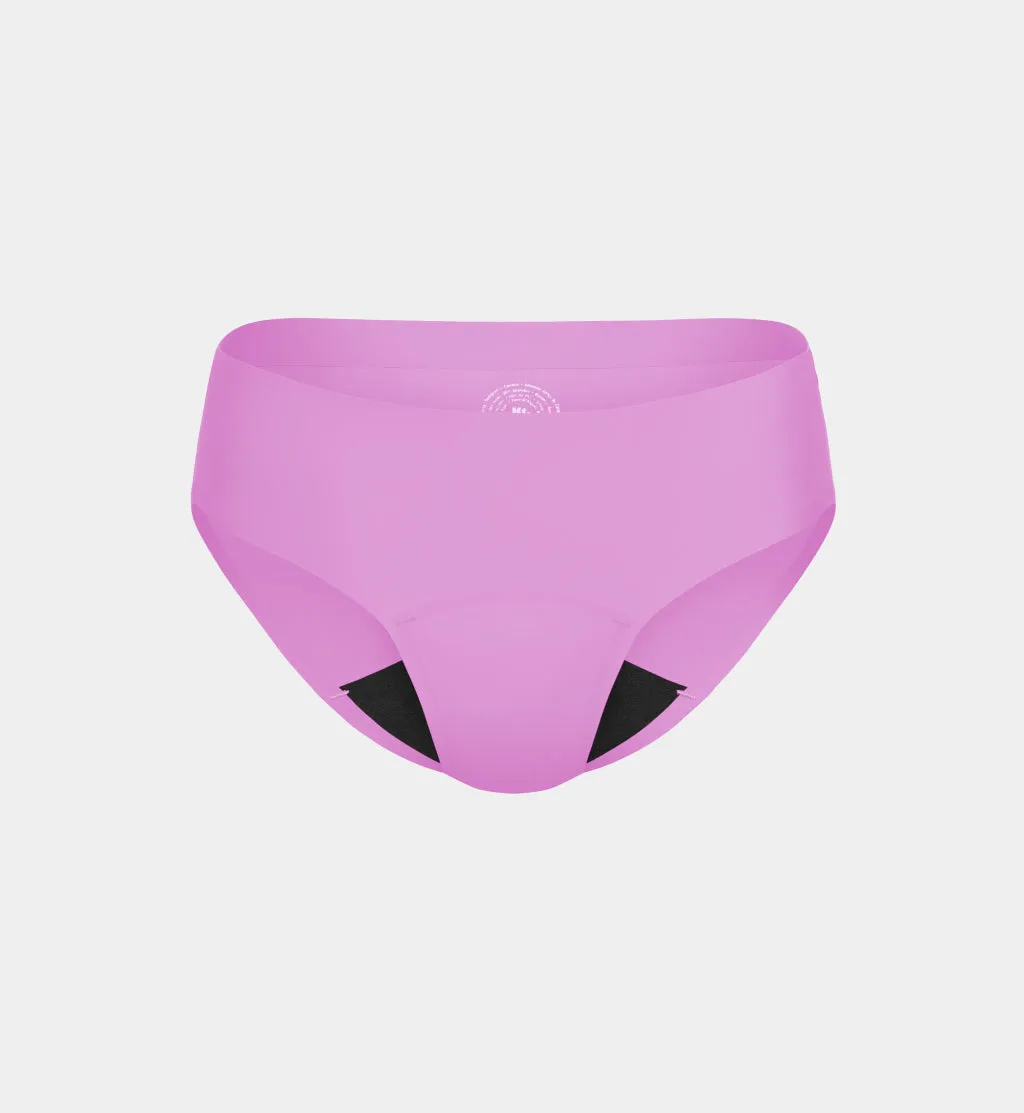 Light Leakproof No-Show Underwear Bikini (4-Pack Item)