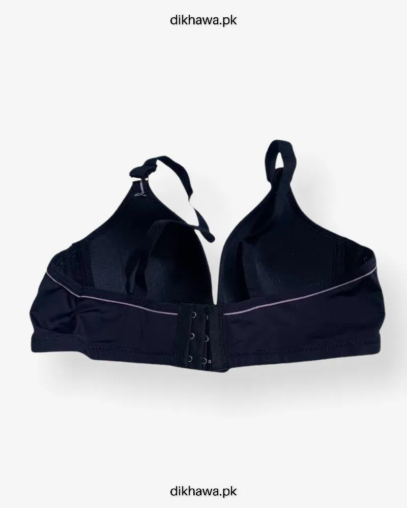Light Weight SH8826 Comfort Black Bra - Signle Padded Non Wired - By Sister Hood- 2021