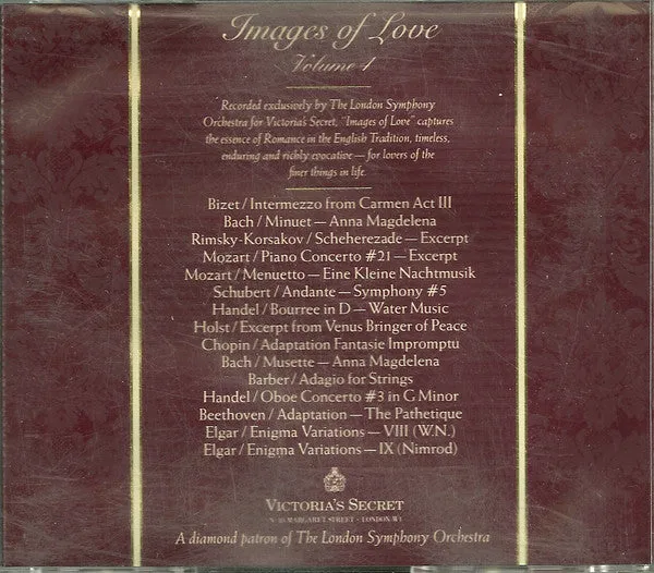 London Symphony Orchestra, The - Images Of Love (Victoria's Secret Classics By Request Volume 4) (CD) (VG , VG )