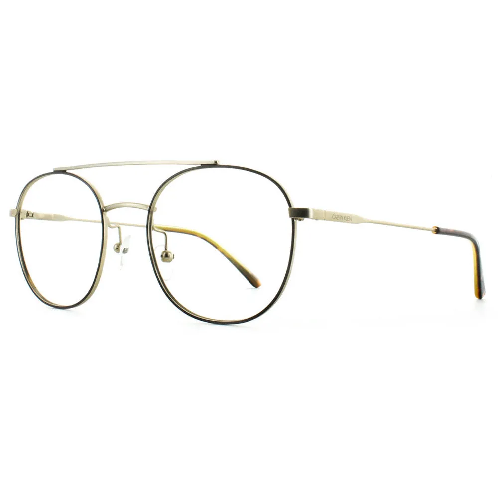 Lunettes Calvin Klein CK18123 Doré mat Marron