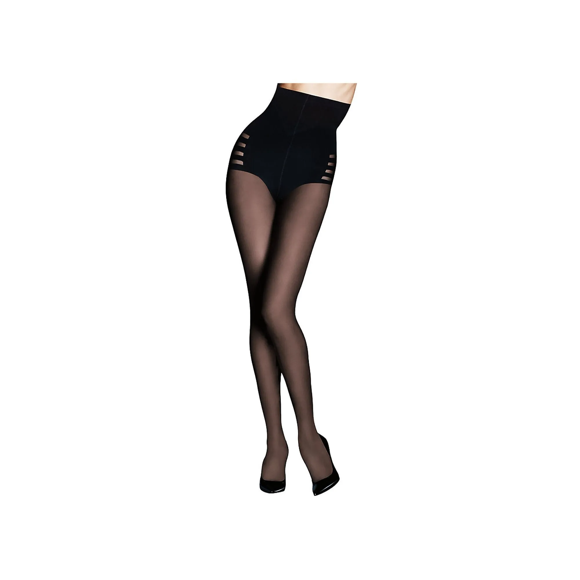 Maidenform Sexy High-Waist Body-Shaper Shaping Pantyhose Black 0B995 XXXL