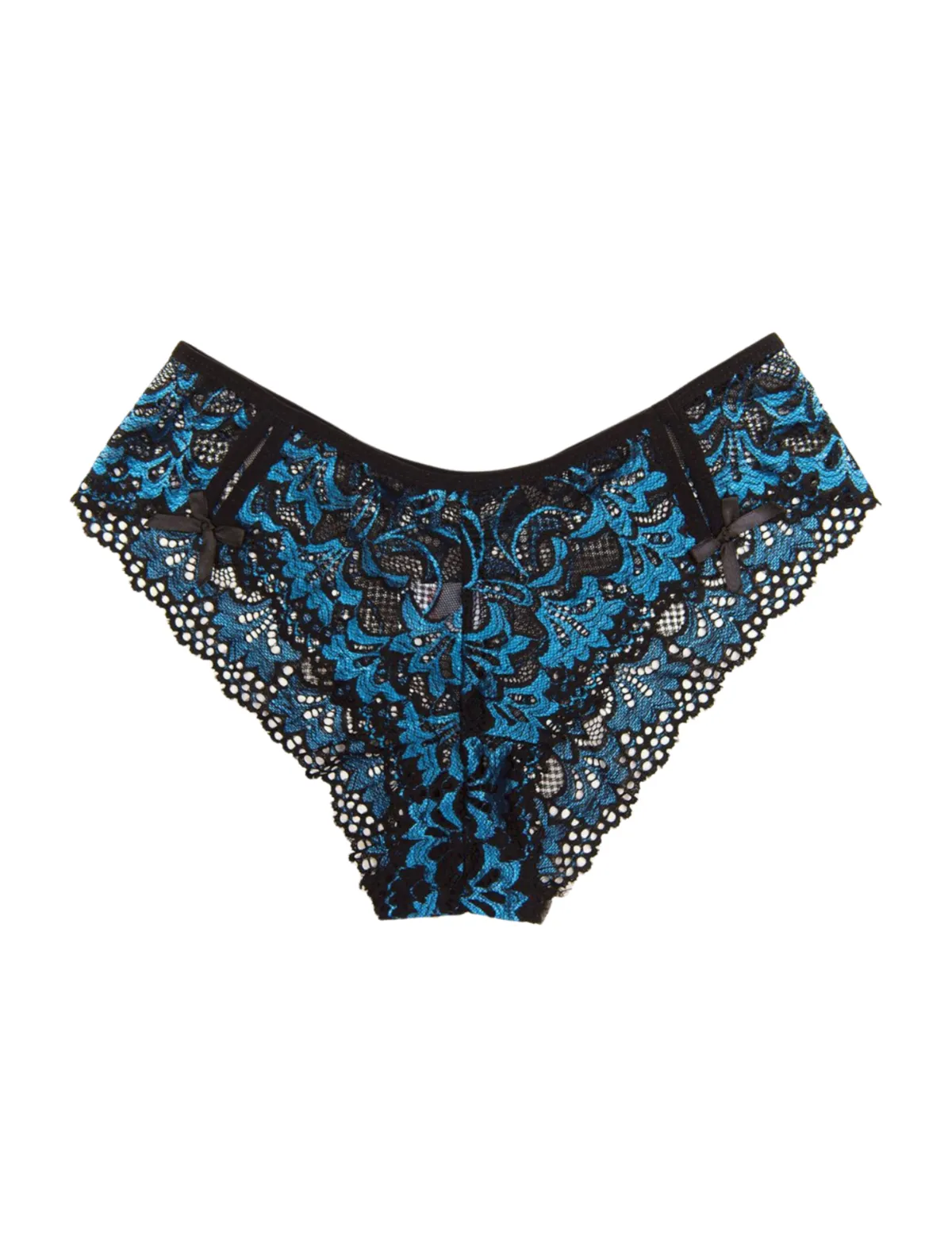 Midnight Bloom Lace Cheeky