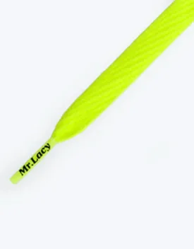 Mr. Lacy Flatties Laces - Neon Lime