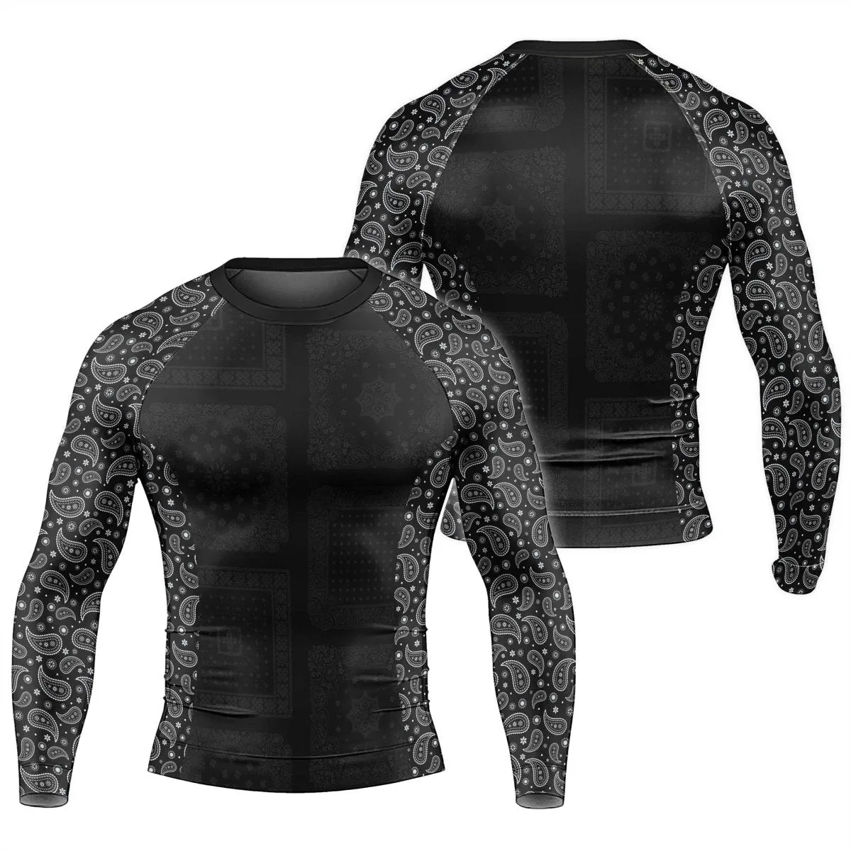 Mystic Paisley Men's Long Sleeve Rash Guard