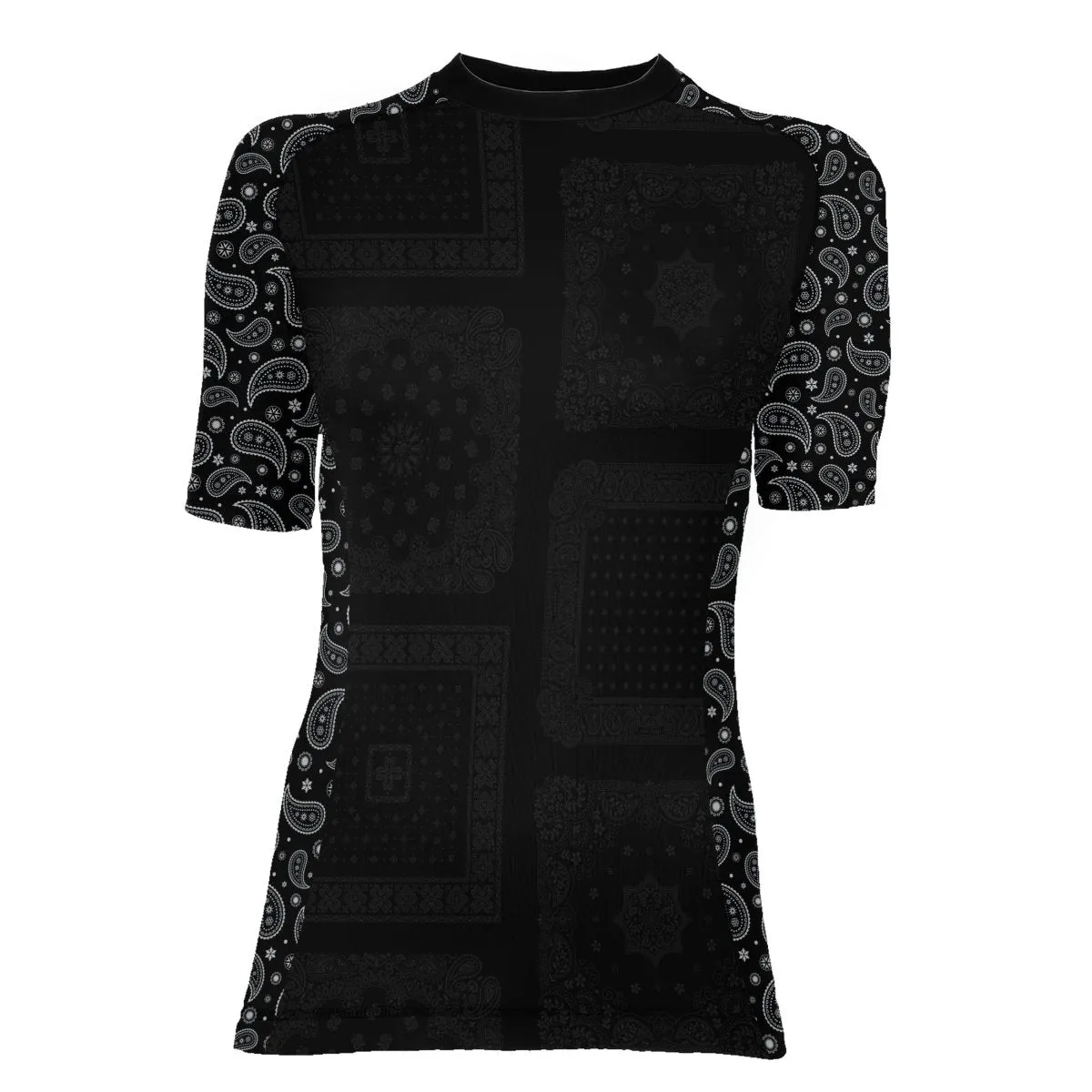 Mystic Paisley Women's Short Sleeve Rash Guard
