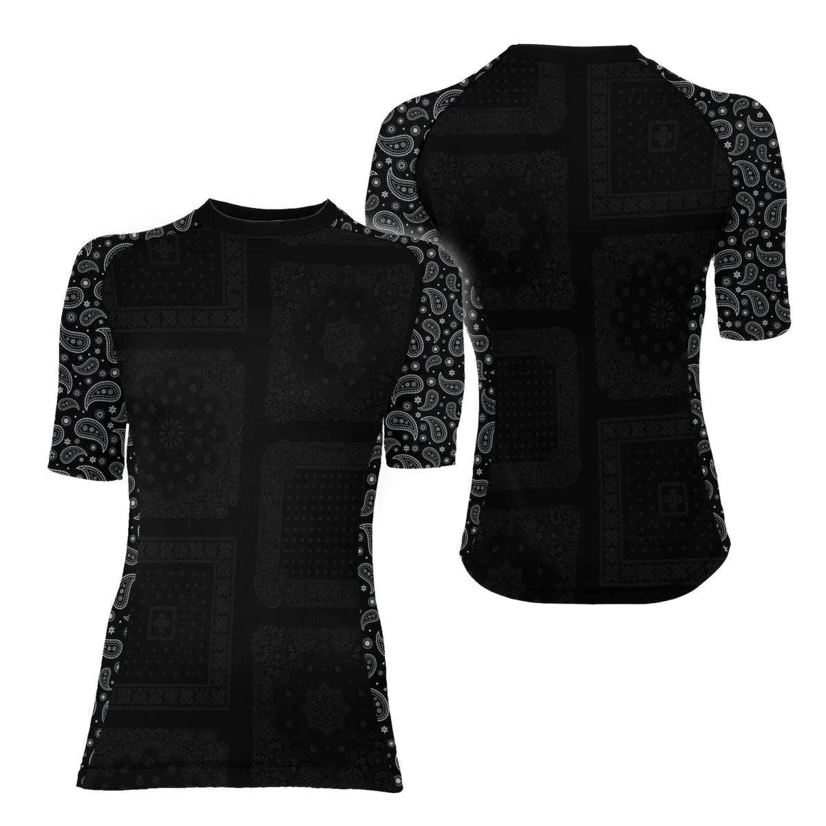 Mystic Paisley Women's Short Sleeve Rash Guard