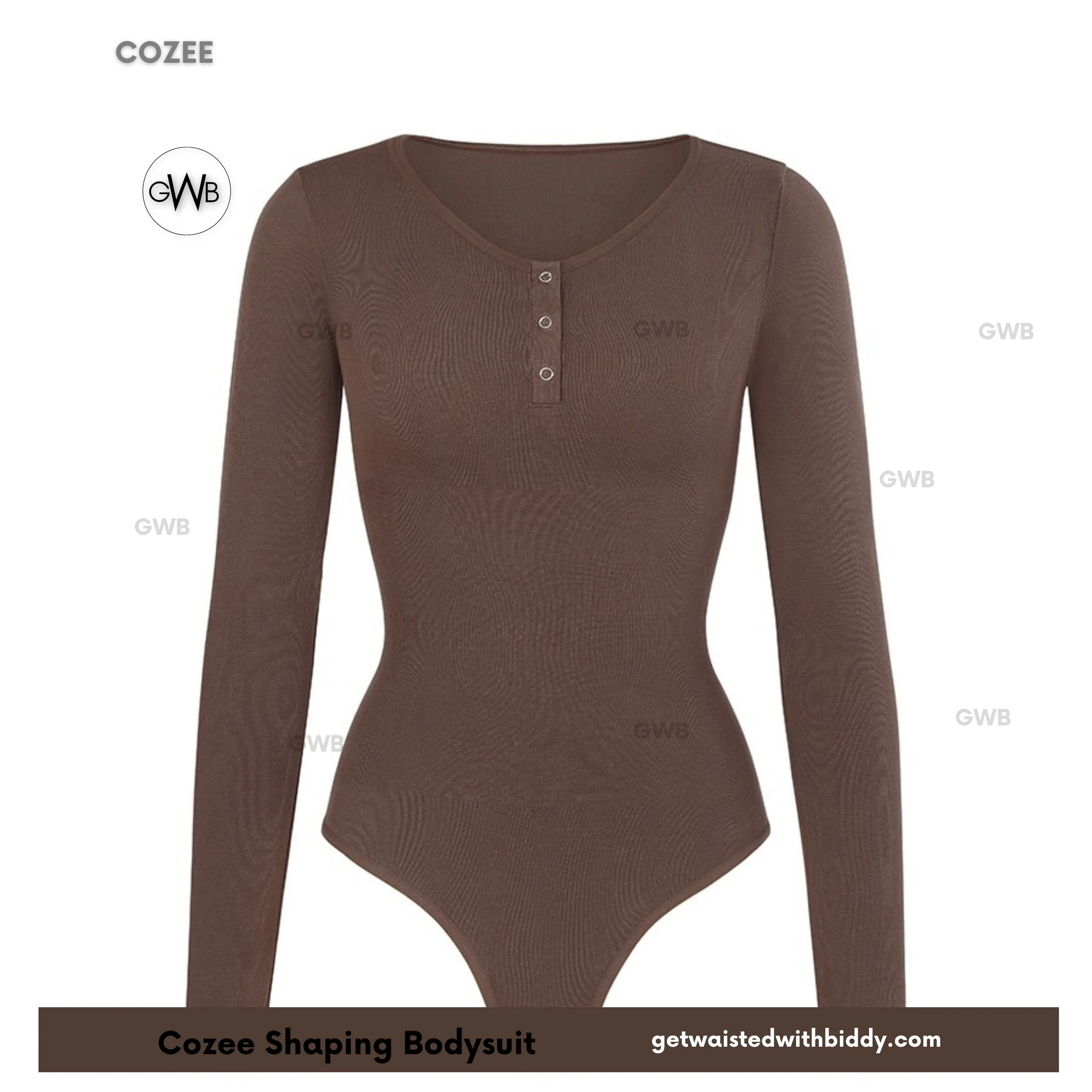 New! Cozee Shapewear Bodysuit Blue