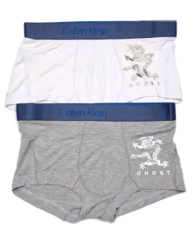 Pack Of 2 CK Cotton Men's Boxer - Branded Boxer For Men - DEAL - Calvin Klein