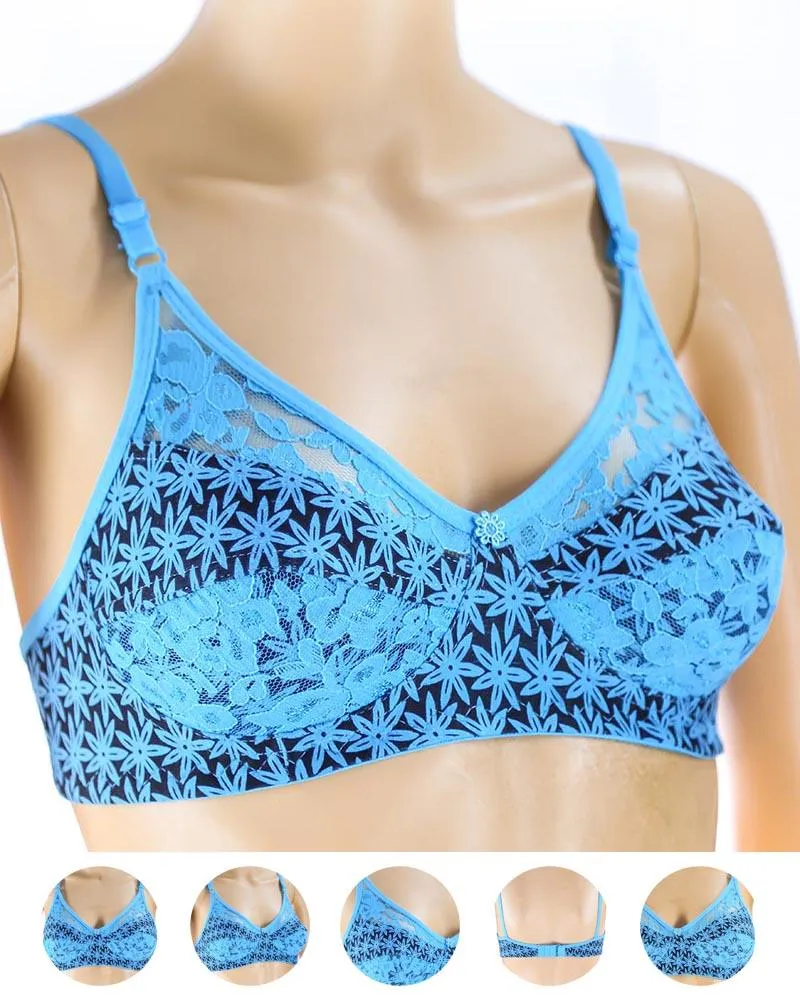 Pack of 2 Madam Bra - N1 - Non Padded Bra - Non Wired Bra