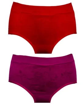 Pack Of 2 Multicolour  Panties For Ladies 2917 - Best For Women's