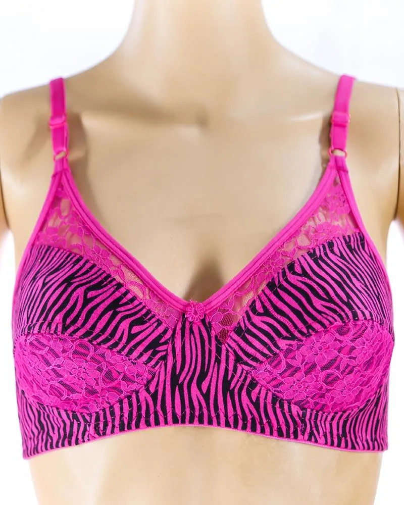 Pack of 3 Madam Bra - N3 - Non Padded Bra - Non Wired Bra