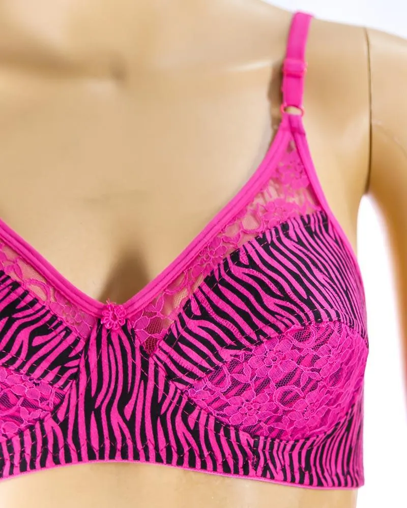 Pack of 3 Madam Bra - N3 - Non Padded Bra - Non Wired Bra