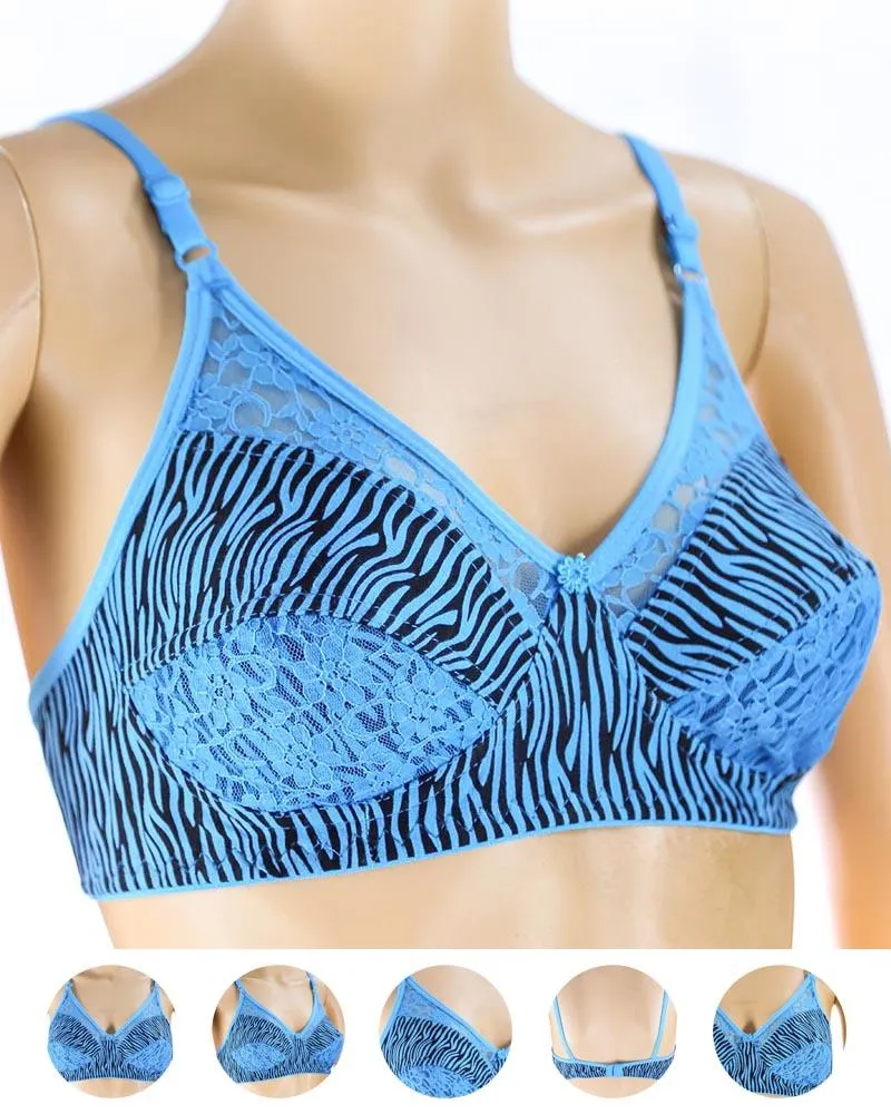 Pack of 3 Madam Bra - N3 - Non Padded Bra - Non Wired Bra
