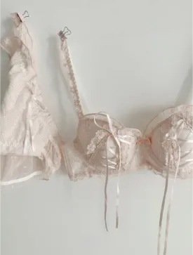 Peachy Sweetheart Lingerie Lace Lingerie set
