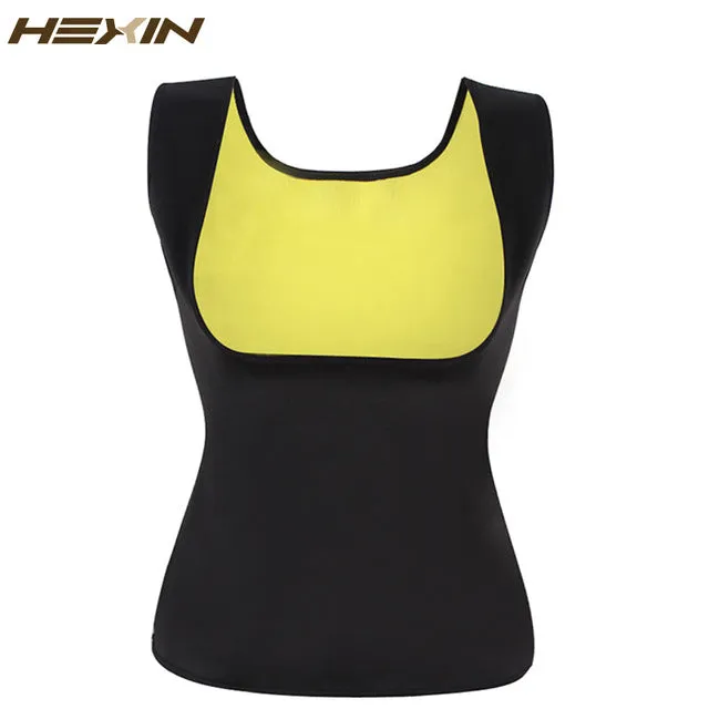 Plus Size Neoprene Sweat Sauna Hot Body Shapers Vest Waist Trainer Slimming Vest Shapewear Weight Loss Waist Shaper Corset