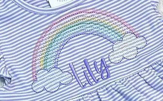 Rainbow Sketch Embroidery**DESIGN ONLY**