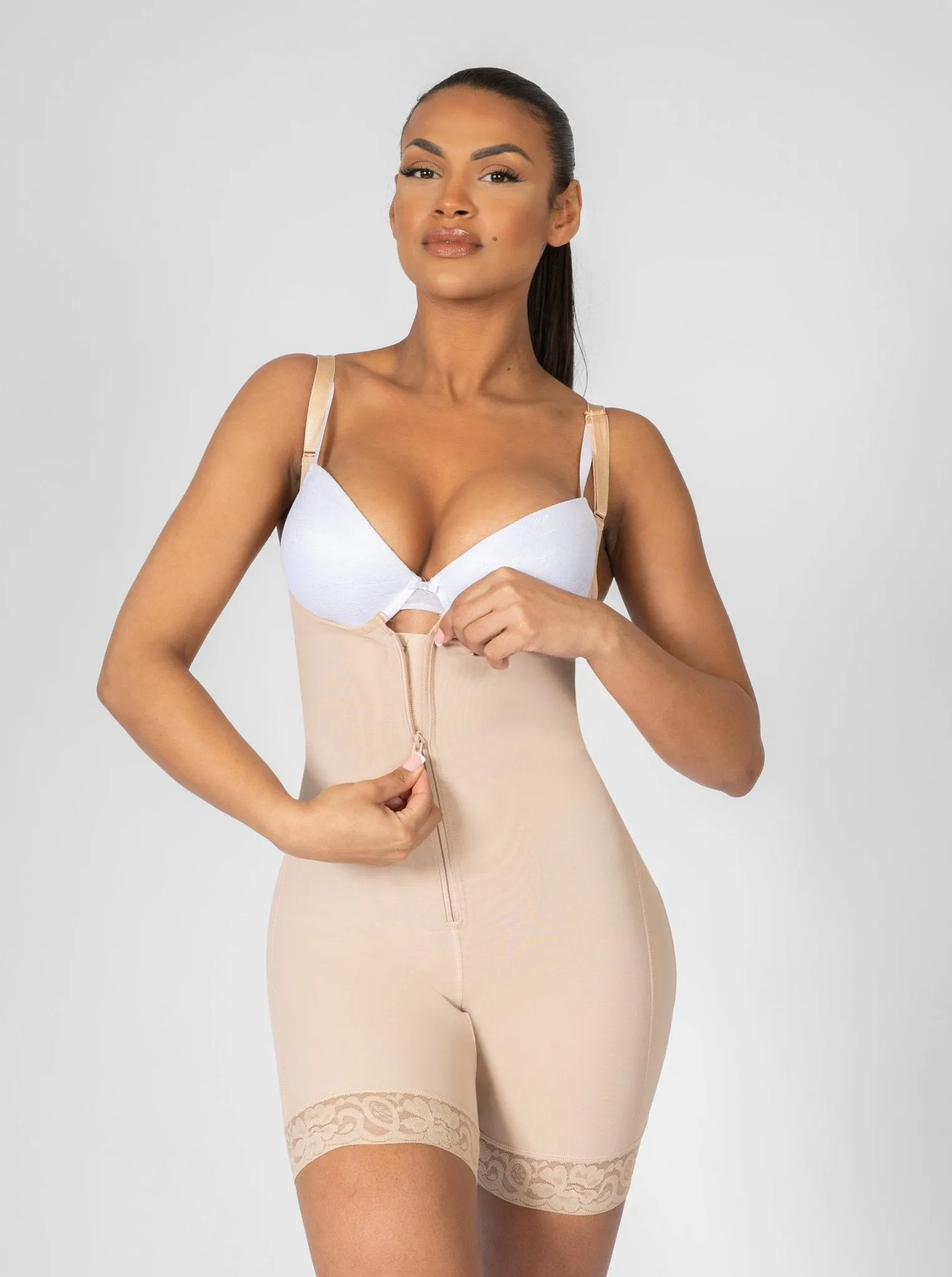 Rebecca - Open Bust Control Body Shaper
