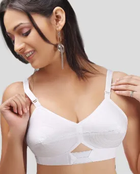 Red Rose Bra - Tulip - White