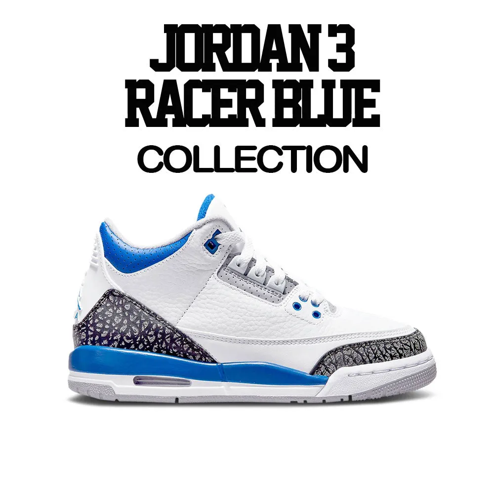 Retro 3 Racer Blue ST Drip Shirt