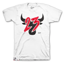 Retro 4 Bright Crimson Toro Shirt